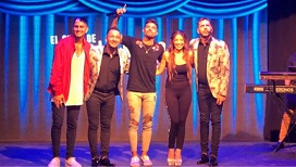 Tyago Griffo visitó a Magui Olave en el 