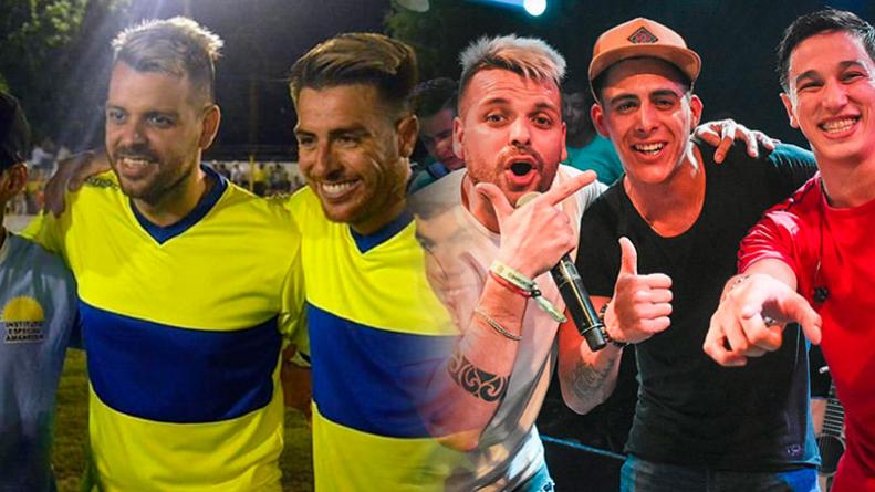 Q´Lokura: fútbol solidario y visita en el baile