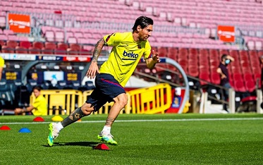 Setién espera que Messi pueda estar en la vuelta del 