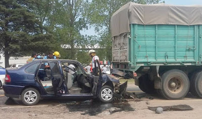 Madre e hija lesionadas en un choque en el acceso a Sampacho