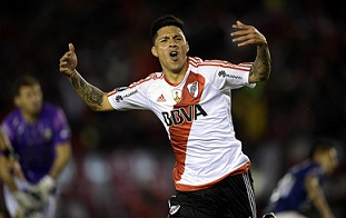 El gol maradoniano de Enzo Pérez en la goleada de River a Wilstermann