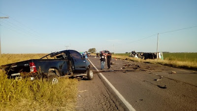 CAÑADA DE GÓMEZ: ACCIDENTE DE TRÁNSITO CON UNA VÍCTIMA FATAL