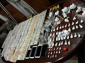 Secuestraron más de 6.000 dosis de cocaína y marihuana en barrio Bella Vista