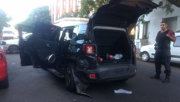 Persecución y tiroteo en Palermo: cinco detenidos