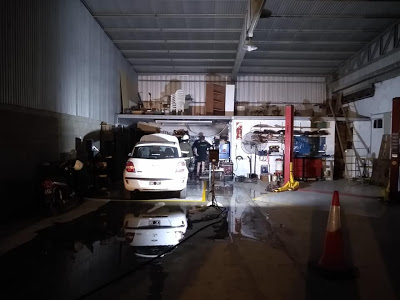 BELL VILLE: Incendio en un galpón ubicado en Bv. Unión entre F. Alcorta y Mitre