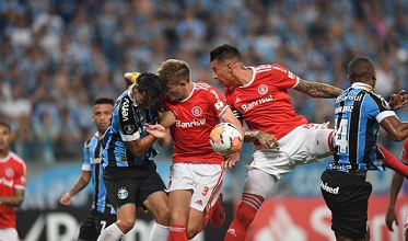 Batalla campal: 8 expulsados en el clásico Gremio-Inter