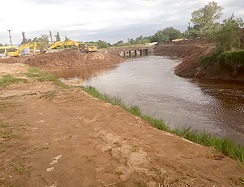Una vecina donó una fracción de campo para evitar inundaciones en el pueblo