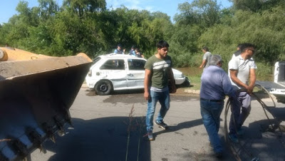 VILLA MARIA: Cayó un auto con tres ocupantes al río: Una joven fallecida