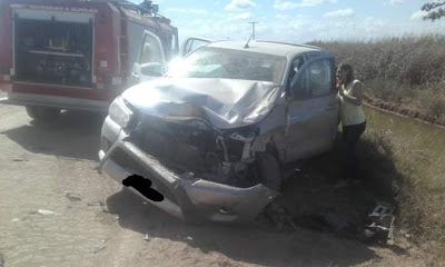NOETINGER: ACCIDENTE EN UN CAMINO RURAL