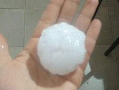 granizo en Despeñaderos y rige un alerta por tormentas fuertes para el centro y sur de Córdoba