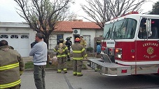 San Jorge: incendio en vivienda y sospecha de intento de femicidio