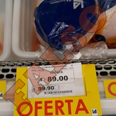 Falso audio por la presunta venta de pollos en mal estado en una cadena de supermercados
