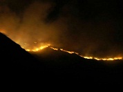 Santa María de Punilla: sigue la lucha contra el fuego