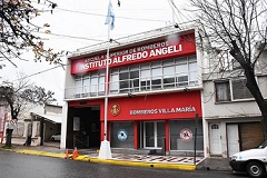 Fuego en un contenedor