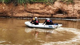 Nuevo desaparecido en el río Ctalamochita: Lo buscan donde ya se ahogaron 3 personas