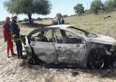 Santiago del Estero: murieron tres belvillenses por un vuelco e incendio