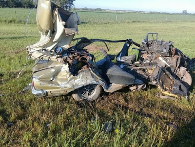 ACCIDENTE FATAL EN RUTA 8: CHOCARON CAMIÓN Y AUTO
