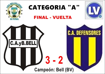 LIGA BELLVILLENSE: EL BELL SE CORONÓ CAMPEÓN DE LA CATEGORÍA 