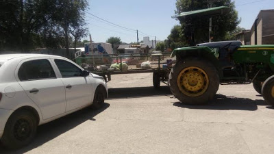 Monte Buey: Un niño de 11 chocó el carro de la basura