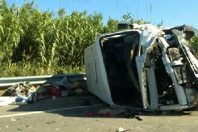 Una mujer murió tras un choque múltiple en ruta 158