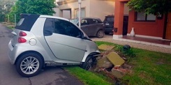 Balearon el auto de Hernán Piquín para robarle