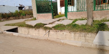 Reclamo de vecinos en Bv. Eva Perón al 750