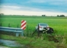 DESPISTE DE UN AUTO EN LA ROTONDA DE PROGRESO