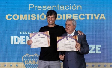 Jorge Amor Ameal asumió como nuevo presidente de Boca