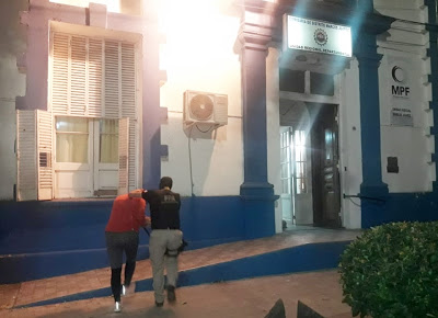 ÁRBITRO DE FÚTBOL Y SU PAREJA DETENIDOS POR VENTA DE COCAÍNA EN MARCOS JUÁREZ