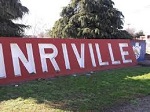 Vuelco en solitario de un automóvil en Inriville que terminó en una alcantarilla