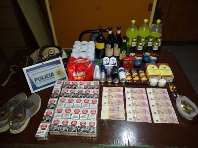 PASCANAS: ROBO DE UN COMERCIO - RECUPERARON TODO LO ROBADO