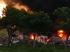 Se incendió un Depósito Judicial en Villa María