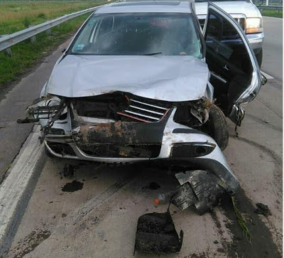 Vuelco en solitario en autopista en General Roca con el fallecimiento de una anciana