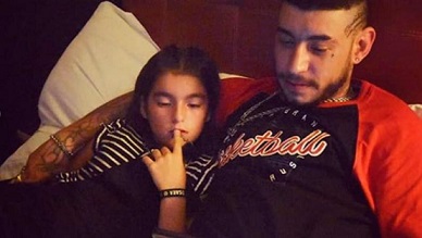 Las fotos de Ulises Bueno con su hija