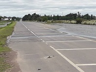 ALIVIO PARA BELL VILLE YA QUE BAJA EL AGUA EN LA ZONA NORTE DE LA CIUDAD