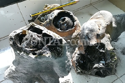 La descarga del cable cortado dio origen al raro objeto hallado cerca de Carnerillo
