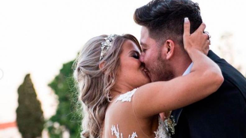 Damián Córdoba compartió fotos de su boda soñada