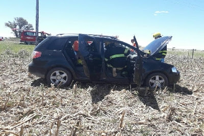 Una mujer de General Cabrera resultó herida en accidente en la ruta E-90