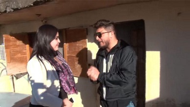 Damián Cordoba recorrió los barrios y regaló música