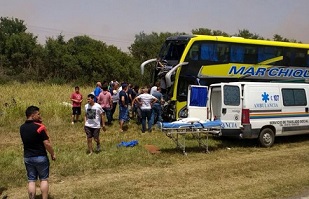 Falleció el chofer que chocó contra un camión en Córdoba