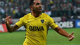 Copa Libertadores: Con un gol de Tevez, Boca empató 1-1 ante Palmeiras en Brasil