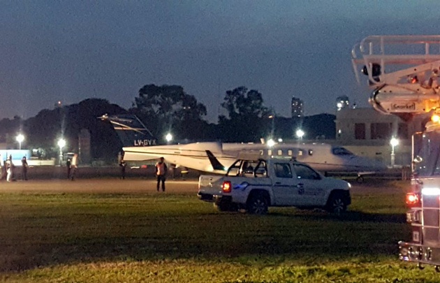 Sociedad Despistó un avión privado en Aeroparque y desvían a Ezeiza
