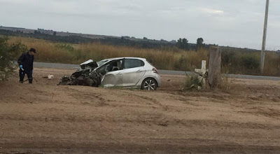 Murió un motociclista cerca de Almafuerte en un siniestro vial