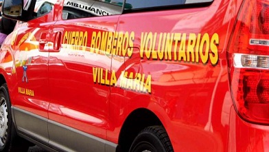 Cuatro motociclistas heridos, uno de ellos con una fractura