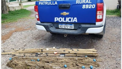 Laborde : Detenido por caza y pesca ilegal