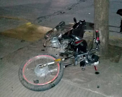 Laborde: Chocaron dos Motocicletas - Un joven tuvo que ser derivado a Bell Ville