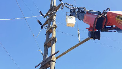 Robo de cables de alta tensión entre Villa María y Bell Ville a la altura de Ballesteros