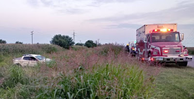 VOLCÓ UNA CAMIONETA EN LA RUTA 6