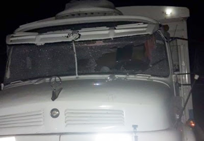 Camionero de Marcos Juárez agredido en Ruta 9 con un ladrillo que le rompió el parabrisas
