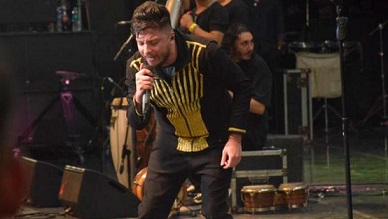 Damián Córdoba y Pupú Mosello, juntos en el Festival de Peñas